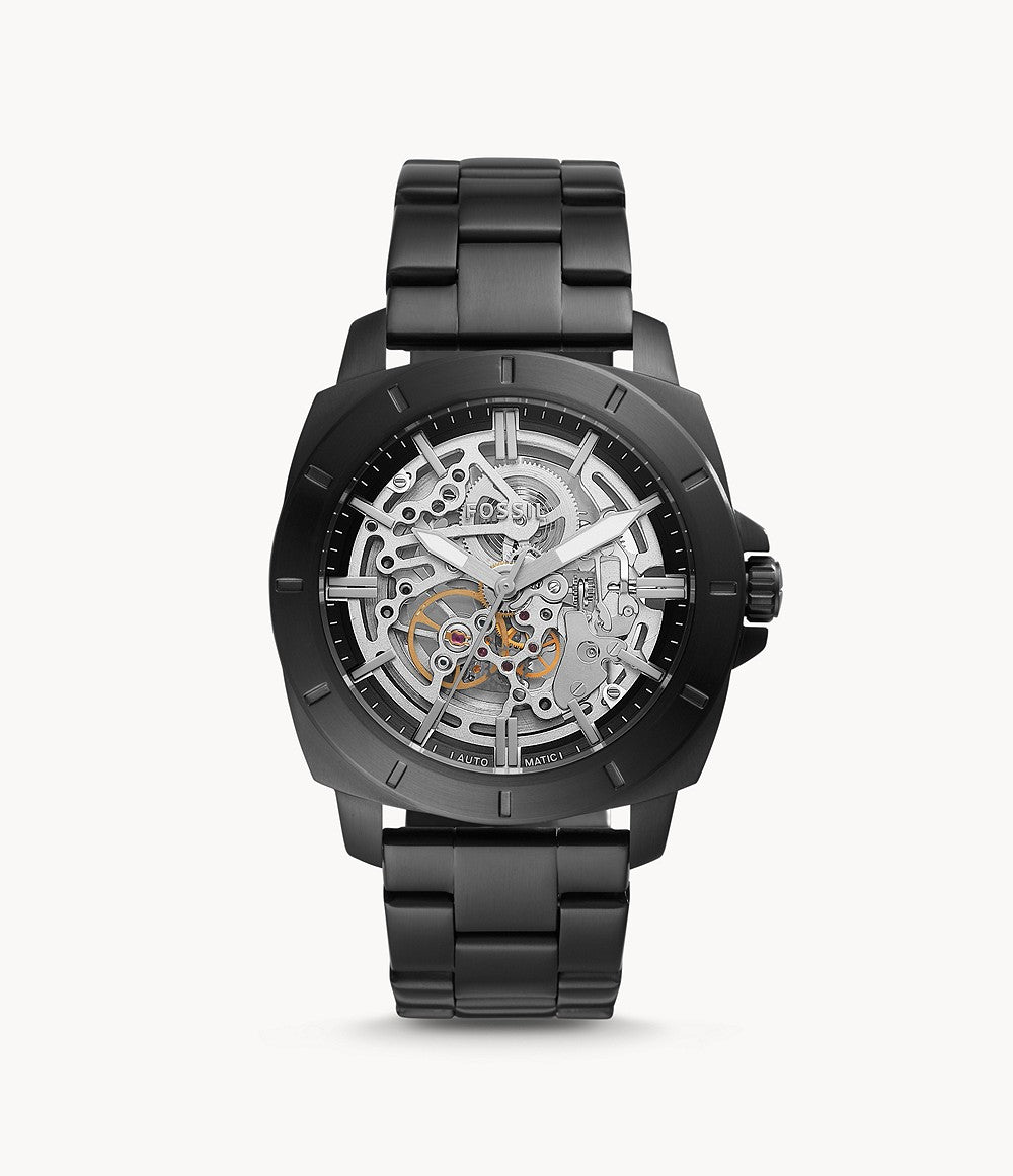 Fossil BQ2426 Privateer Sport Mechanical Black Stainless Steel Watch Fossil BQ2426 Privateer Sport Mechanical Black Stainless Steel Watch